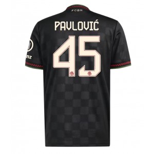 Fotbalové Dres Bayern Munich Aleksandar Pavlovic #45 Třetí Oblečení 2025-26 Krátký Rukáv